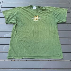 Vintage Marines Green and Gold T-shirt